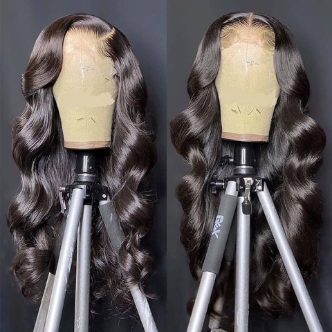 VSHOW Body Wave Lace Front Wigs Pre-plucked Natural Hairline 100% Human Virgin Hair Wigs