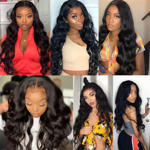 VSHOW HD Lace Bleached Knots Wigs Body Wave Hair 4x4/5x5 Lace Closure Wigs 150% Density