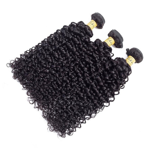 VSHOW HAIR Premium 9A Peruvian Human Virgin Hair Water Wave Natural Black 3 Bundles Deal