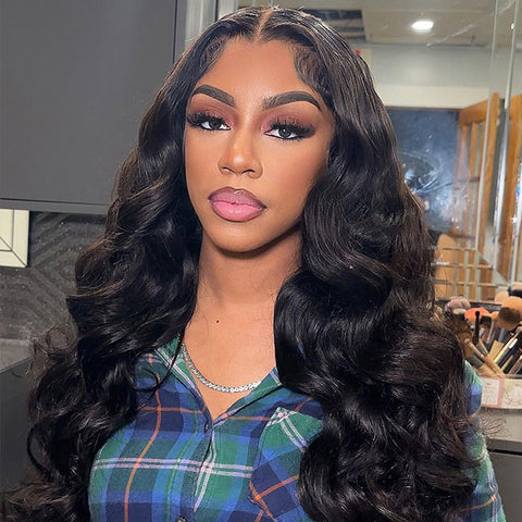 Vshow Layered Cut Glueless Wigs Face Framing Body Wave Human Hair Wig For Women