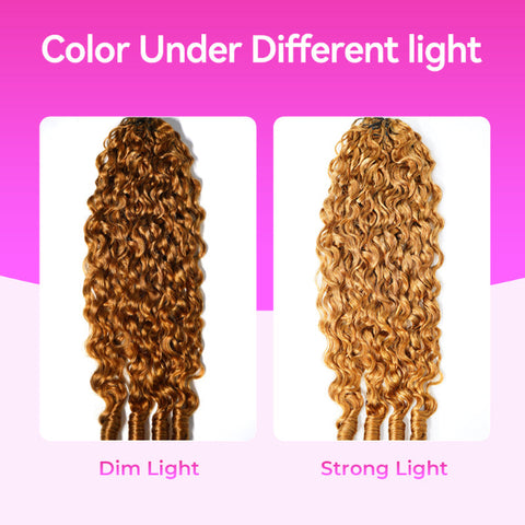 Knotless #30 Brown Burmese Curly Crochet Braid Hair For Miracle Knots Invisiable String Feather Soft Light Weight