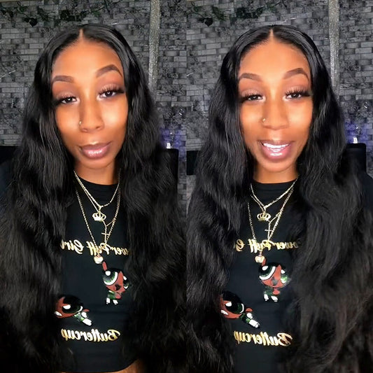 Crownmecutie Body Wave Wear Go Glueless Wigs 4x6 Pre-cut HD Lace Wigs