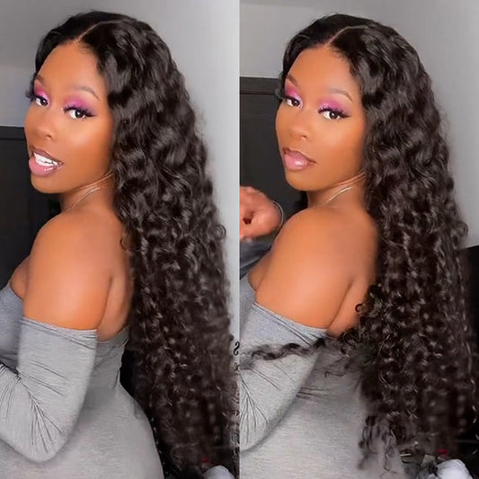 Sara Same Loose Deep Wave Wear Go Glueless Wigs Pre-cut Lace Pre-plucked Hairline