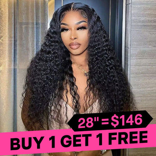 Vshow Water Wave4x4 Lace Wigs Wear Go Glueless Wigs For Beginners 180% Density