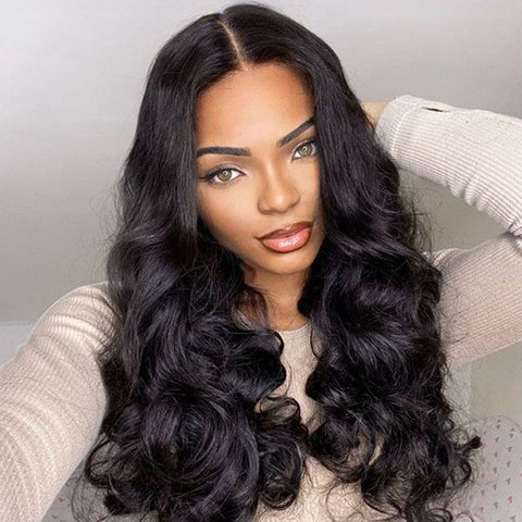 Layered Cut Pre-bleached 10x6 Wear Go Wigs 180% Density Body Wave Human Hair Wigs