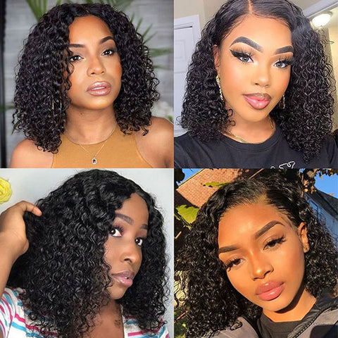 VSHOW Surprise Box Only $69 Get A Lace Bob Wigs Natural Black 12 14 16 Inch Any Style