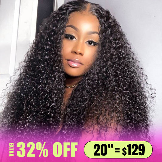 24 Hours Ship Out Kinky Curly Human Hair Wear Go Glueless Human Hair Wigs Pre Cut HD Lace