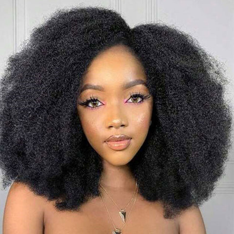 No Weft Afro Curly Hair Bulk Knotless Human Braiding Hair Unprocessed Virgin Human Hair Weaving