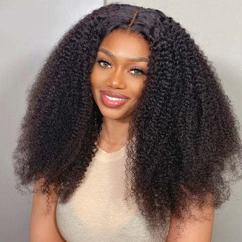 VSHOW Afro Curly Full Lace Wigs For Black Women Natural Blend Curly Vrigin Hair Wigs