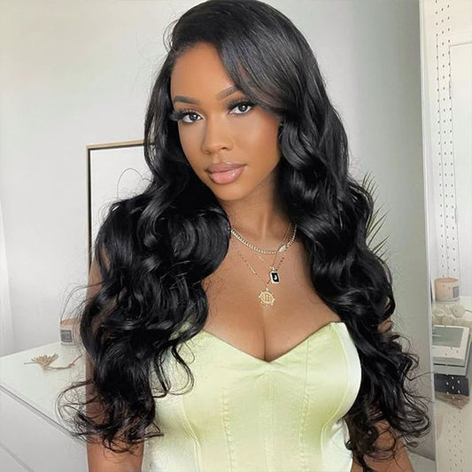 VSHOW Body Wave Hair 7x5 Pre Cut HD Lace Wear Go Wigs Mini Knots Human Hair Wigs