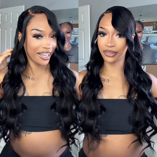 VSHOW HD Lace Wigs Body Wave Perm Wavy Lace Front Wigs 13x4/4x4/5x5 Swiss HD Lace Wigs Human Hair