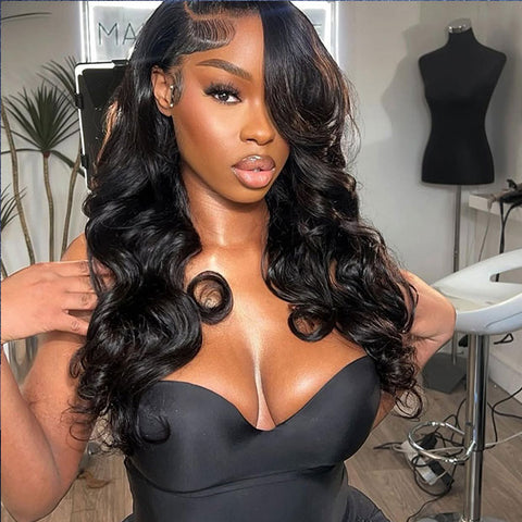 VSHOW Body Wave Glueless Human Hair Wigs 13x4 13x6 Lace Front Wear Go Wigs For Women
