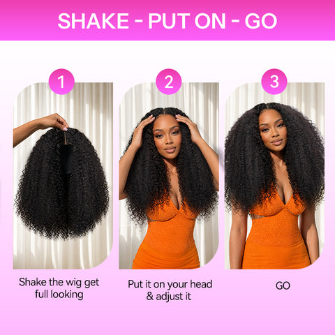 Pixie Curly Crochet Lace Wig 9x6 Skin Lace Human Hair Wigs With Breathable Mash Cap