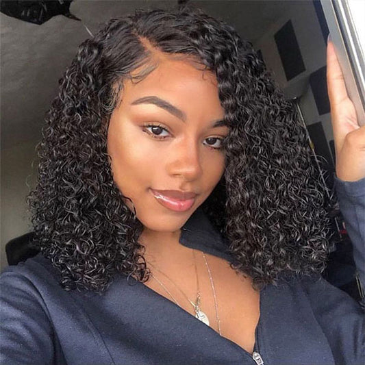 Vshow Summer Glueless Wigs Short Bob Wigs Human Hair 4x6 Pre Cut Lace Wear Go Wigs