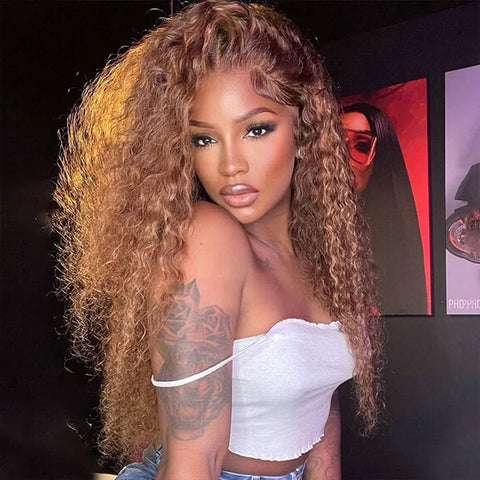 Vshow Kinky Curly 360 Glueless Wigs With Invisi Drawstring Curly Human Hair Wigs