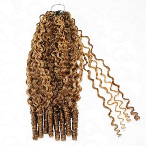 Vshow Burmese Curly Crochet Hair Natural Black Machine Made Feather Soft Curly Hair Bundles