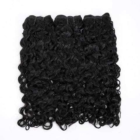 Vshow Hair Indian Curly Human Hair Bundles Double Weft Curly Hair 1/3/4Pcs Full& Natural 100g Human Hair Defined Twist Curly
