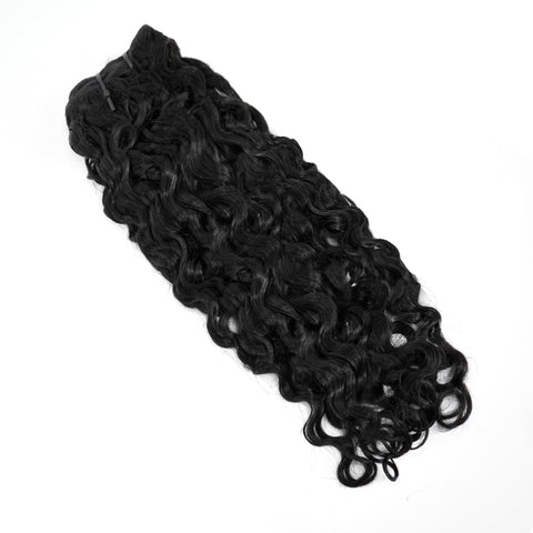 Vshow Hair Indian Curly Human Hair Bundles Double Weft Curly Hair 1/3/4Pcs Full& Natural 100g Human Hair Defined Twist Curly