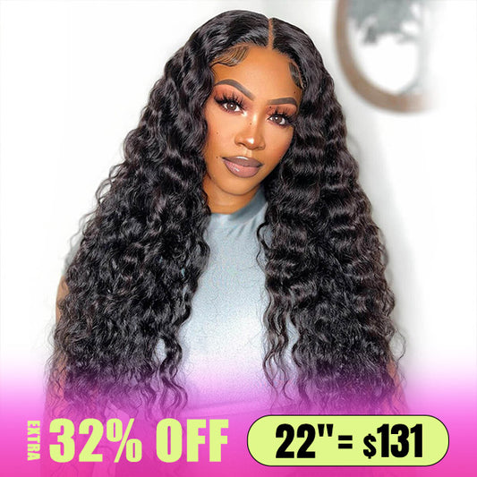 [Fast Shipment] VSHOW Loose Deep Wave Hair 4x6 Pre-cut HD Lace Wigs Wear Go Wig Glueless Wigs 180% Density