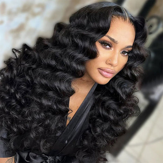 Vshow Loose Deep Wear Go Glueless Human Hair Wigs For Beginners 4X6 Pre-cut HD Lace Wigs