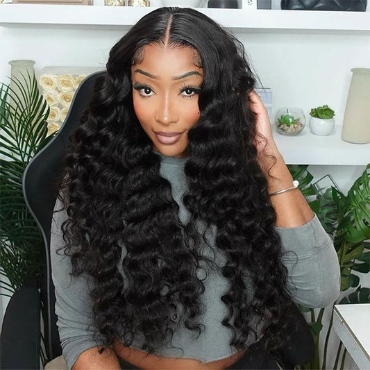 Vshow Loose Deep Wear Go Glueless Human Hair Wigs For Beginners 4X6 Pre-cut HD Lace Wigs