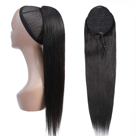 Drawstring Ponytail Hair Extensions Cheap Human Hair Ponytail With Clips In All Style Hair Pieces