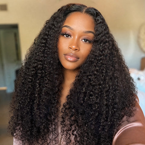 Pixie Curly Crochet Lace Wig 9x6 Skin Lace Human Hair Wigs With Breathable Mash Cap