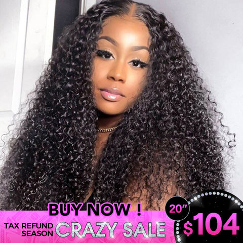 24 Hours Ship Out Kinky Curly Human Hair Wear Go Glueless Human Hair Wigs Pre Cut HD Lace