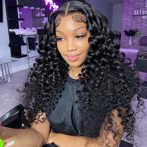 Vshow Wand Curls Wear Go Glueless Wigs 4x6 Pre-cut HD Lace With Pre Plucked Hairline