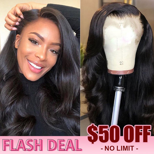 VSHOW Body Wave Human Hair 13x4/13x6 Lace Front Wigs Buy Flash Deal