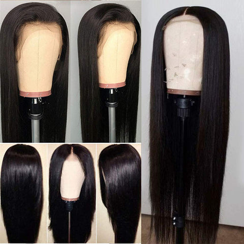 VSHOW Straight Lace Front Wig Straight Human Hair Wigs