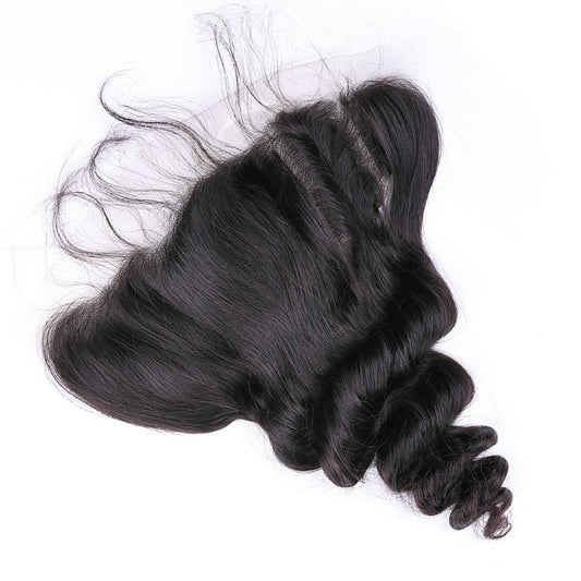 VSHOW HAIR 100% Virgin Human Hair Loose Wave 13x4 13x6 Lace Frontal Natural Black