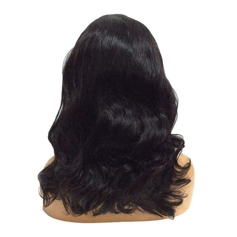 VSHOW Bob Body Wave Human Hair Lace Front Wigs Pre Plucked With Baby Hair Natural Black