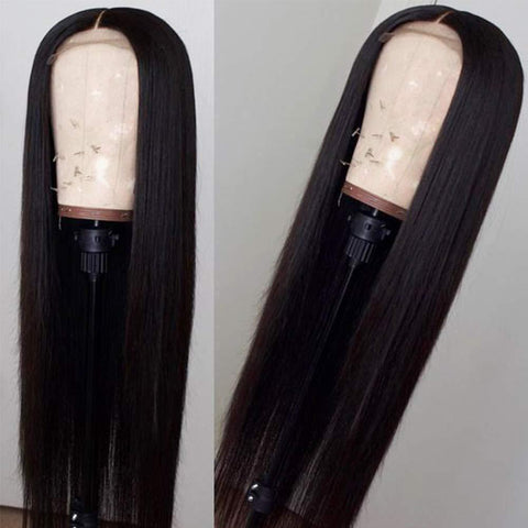 VSHOW Straight Lace Front Wig Straight Human Hair Wigs