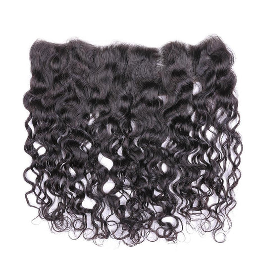 VSHOW HAIR 100% Virgin Human Hair Natural Wave 13x4 13x6 Lace Frontal Natural Black