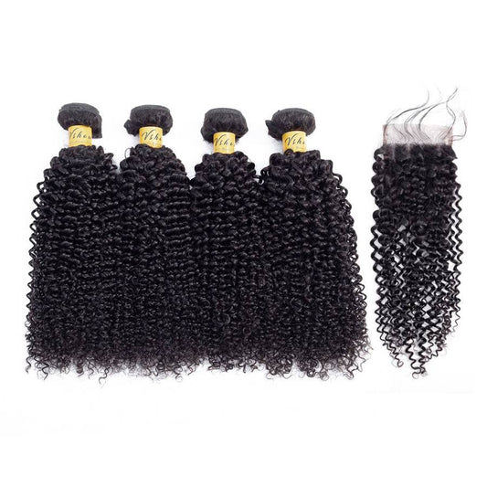 peruvian virgin hair kinky curly human hair bundles