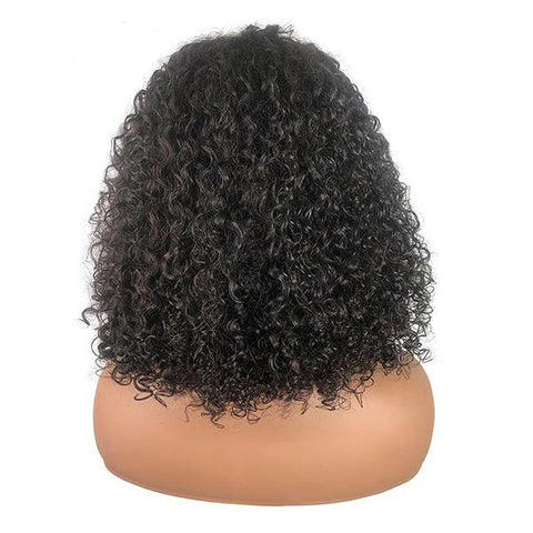 VSHOW Kinky Curly Lace Front Wigs for Black Women 4X4 Lace Closure Bob Wigs