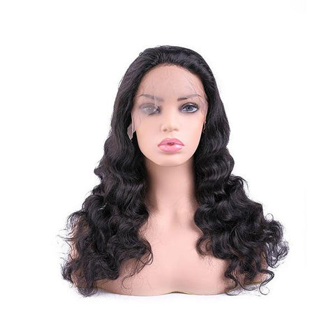 VSHOW Loose Wave Lace Front Wig Pre Plucked Natural Hair Line Human Virgin Hair Wigs
