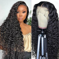 VSHOW Water Wave Hair Curly 13x4/13x6 Lace Front Wigs Human Hair Wet And Wavy Wigs