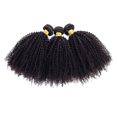 malaysian virgin hair afro curly human hair bundles