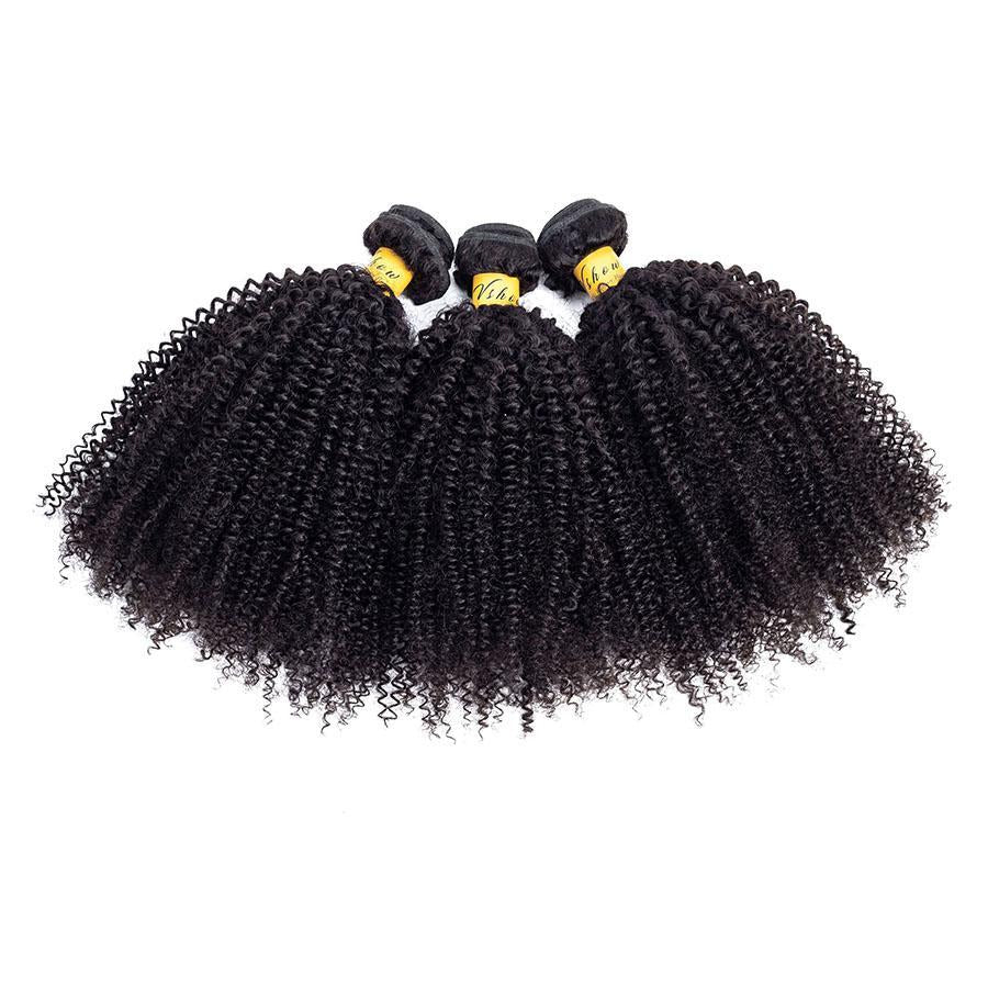 virgin hair afro curly human hair bundles