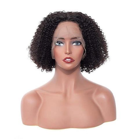 VSHOW Curly Bob Wig Pre Plucked Short Lace Front Human Hair Wigs For Women Wig With Baby Hair