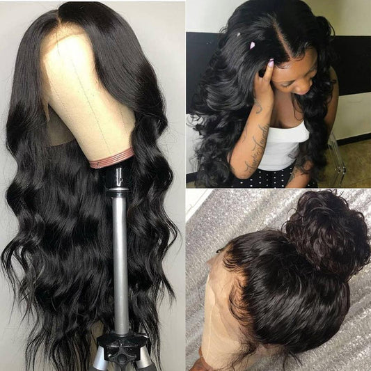 VSHOW  Transparent 13x6 Lace Front Wigs Body Wave 13x4 lace frontal Human Hair