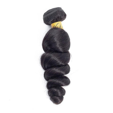 VSHOW HAIR Premium 9A Mongolian Virgin Human Hair Loose Wave 3 or 4 Bundles with Closure Popular Sizes