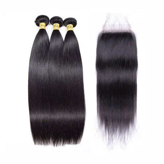 peruvian virgin hair straight human hair bundles