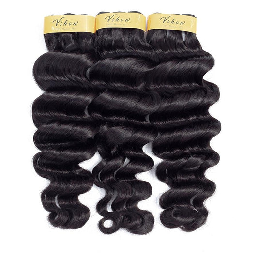 malaysian virgin hair loose deep wave human hair bundles