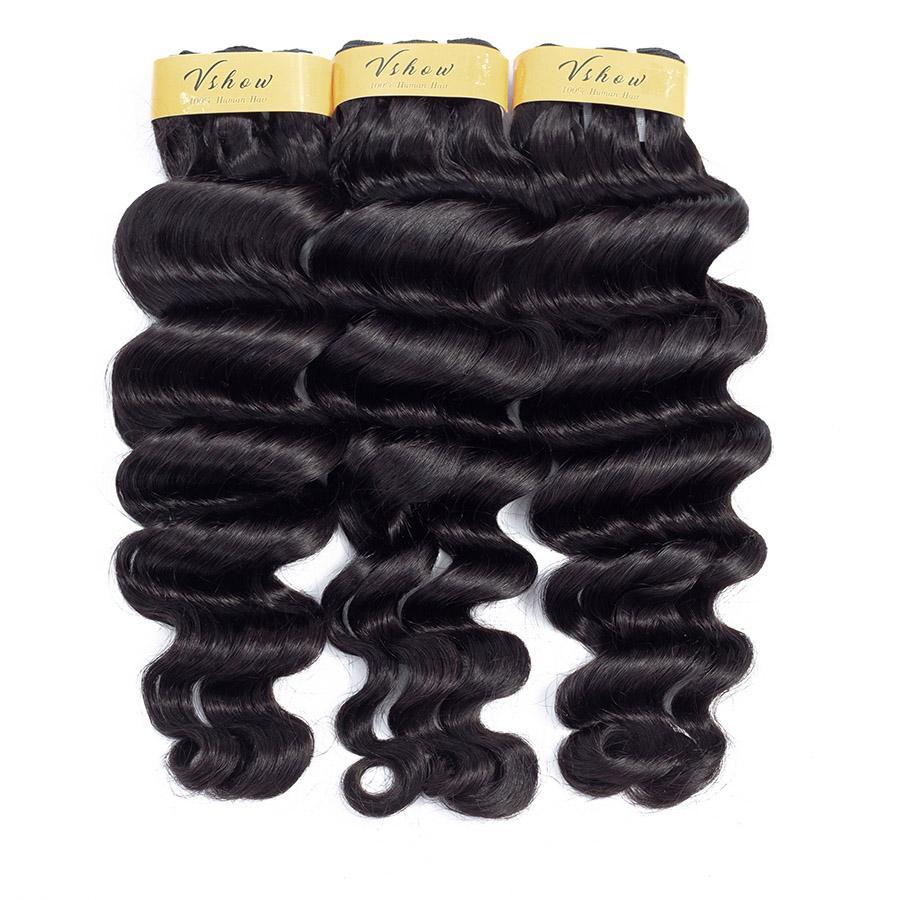 virgin hair loose deep wave human hair bundles