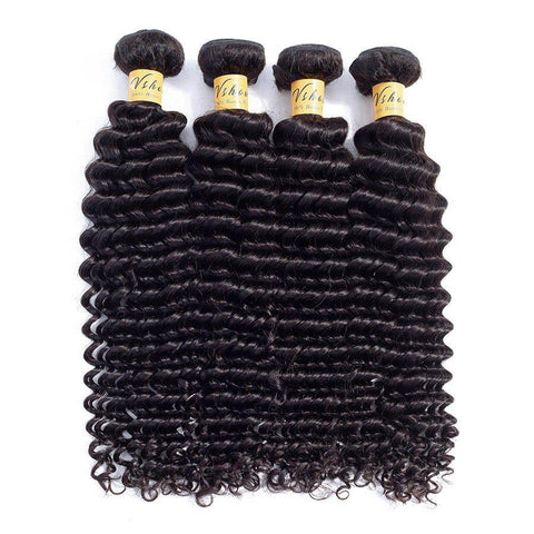peruvian virgin hair deep wave human hair bundles