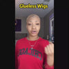 VSHOW Straight Hair Highlight Wig Wear Go Wigs Glueless 4x6 HD Lace Wigs 180% Density