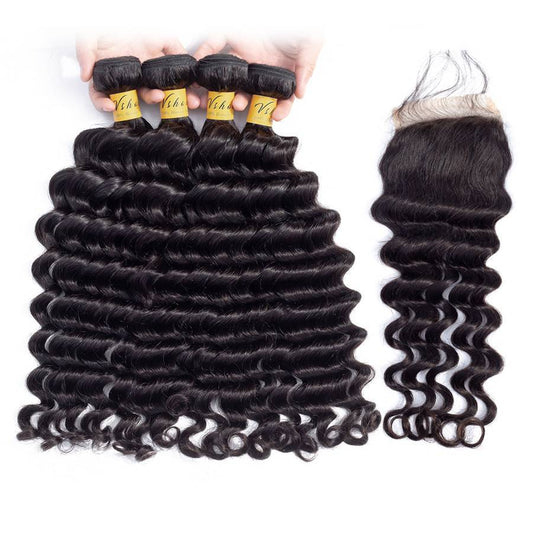 malaysian virgin hair loose deep wave human hair bundles